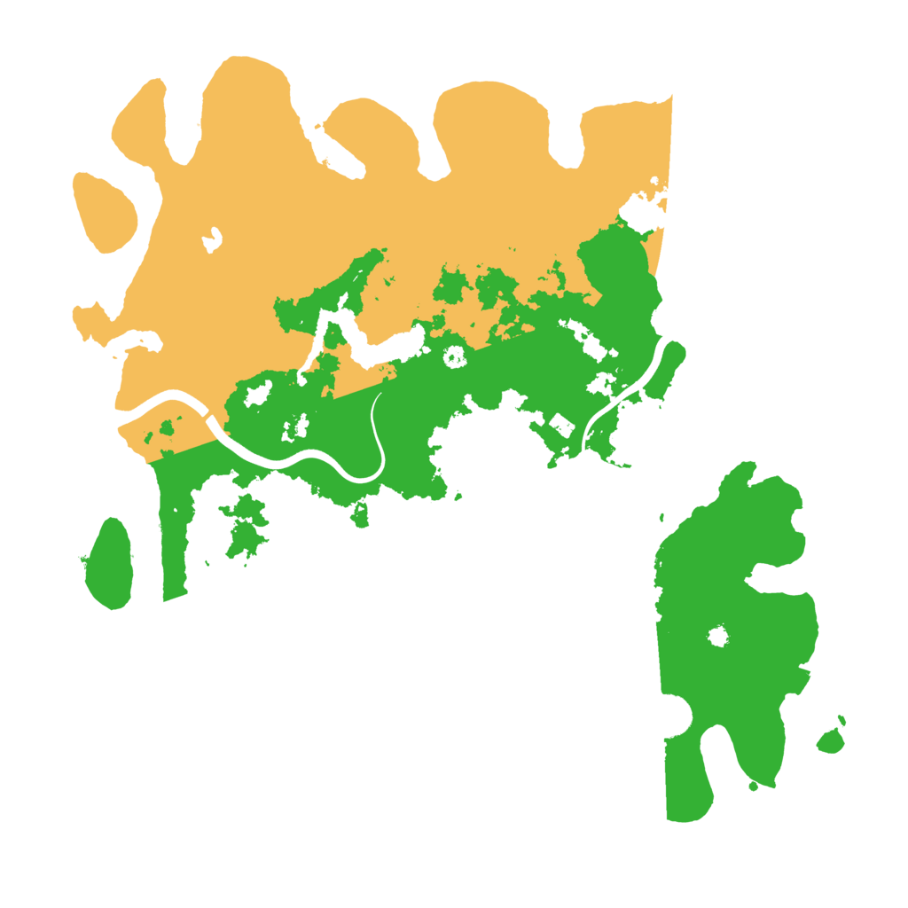 Biome Rust Map: Procedural Map, Size: 4000, Seed: 953561