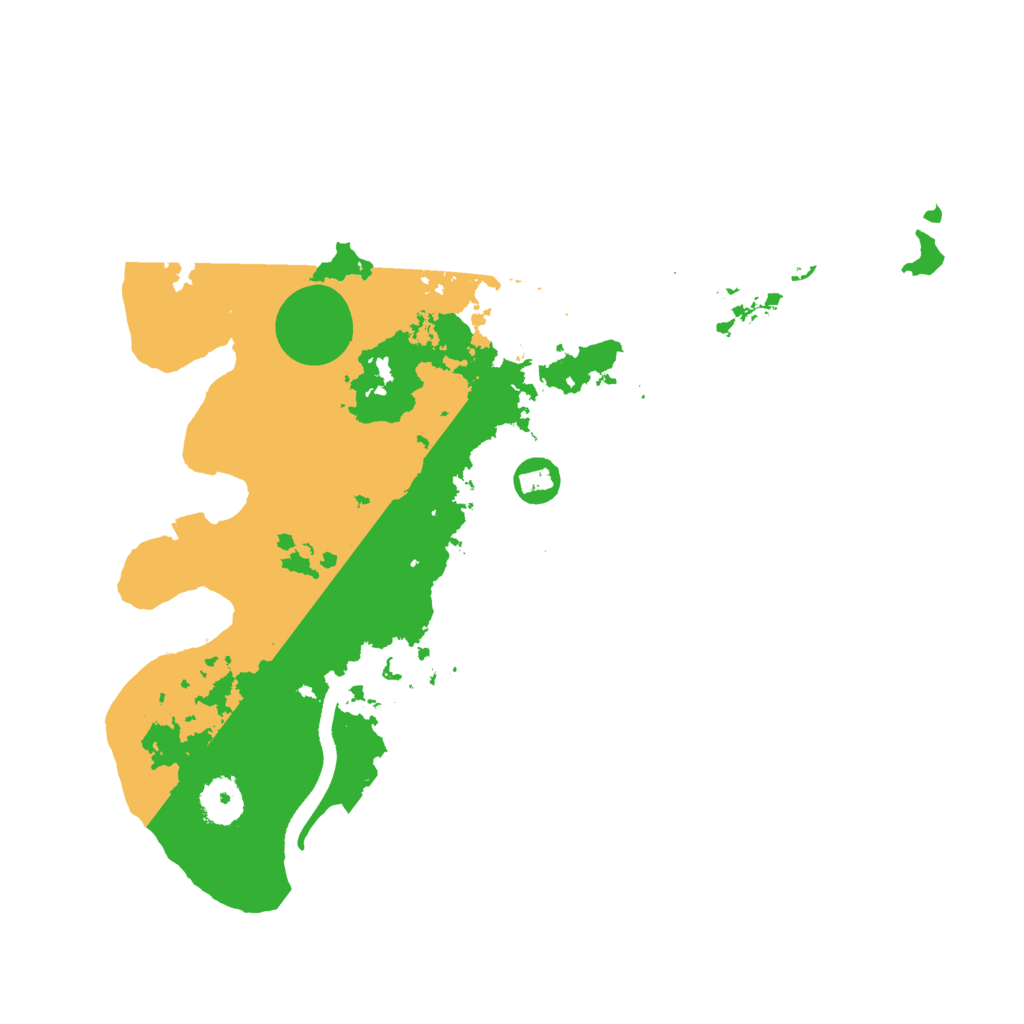 Biome Rust Map: Procedural Map, Size: 3500, Seed: 1878400276