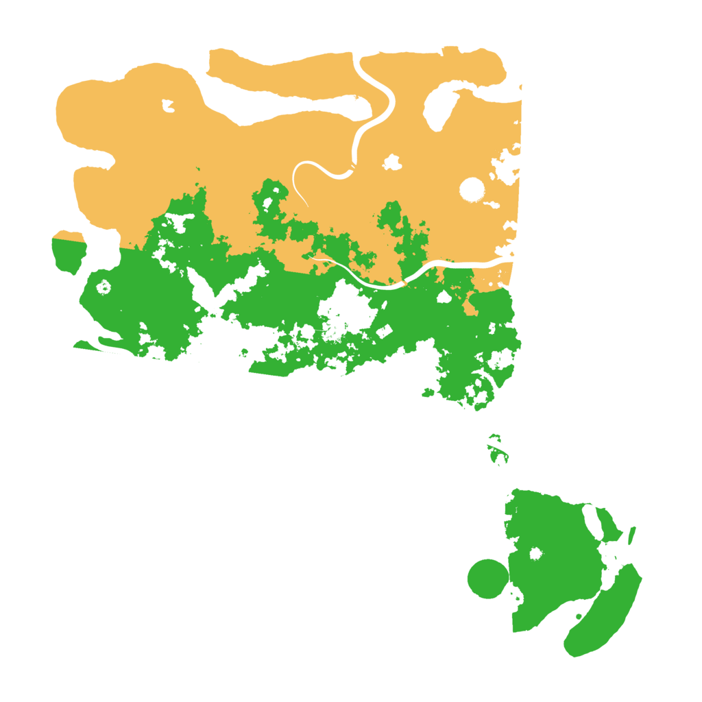 Biome Rust Map: Procedural Map, Size: 5000, Seed: 3562534
