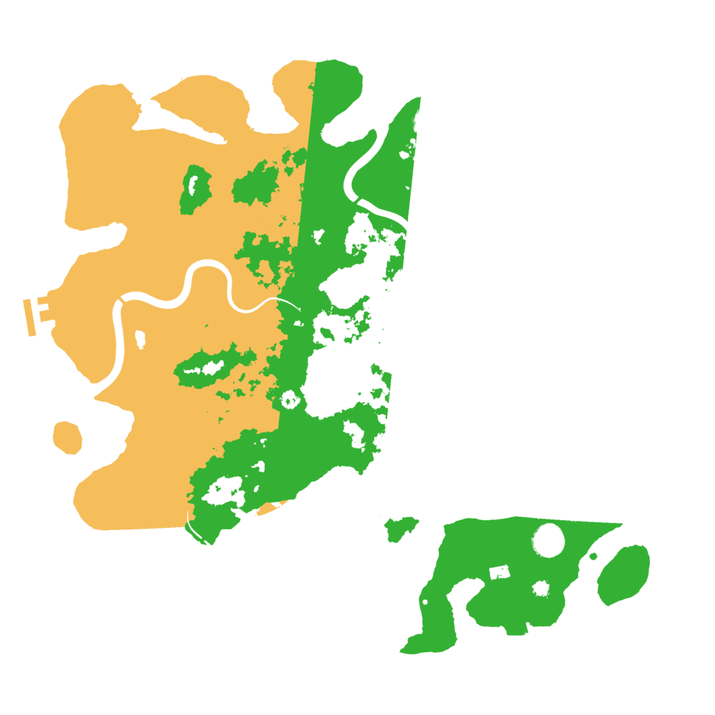 Biome Rust Map: Procedural Map, Size: 3900, Seed: 1259406805