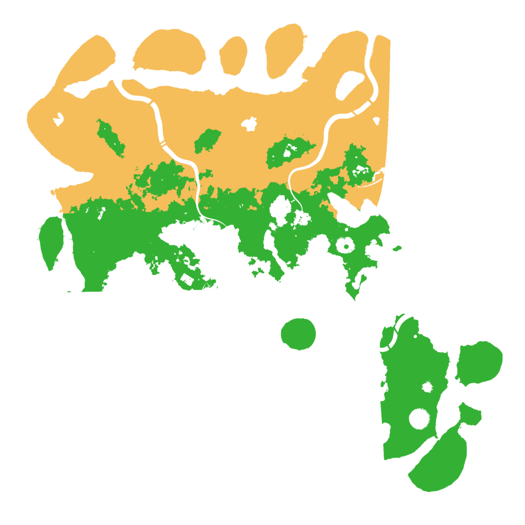 Biome Rust Map: Procedural Map, Size: 4500, Seed: 991598385