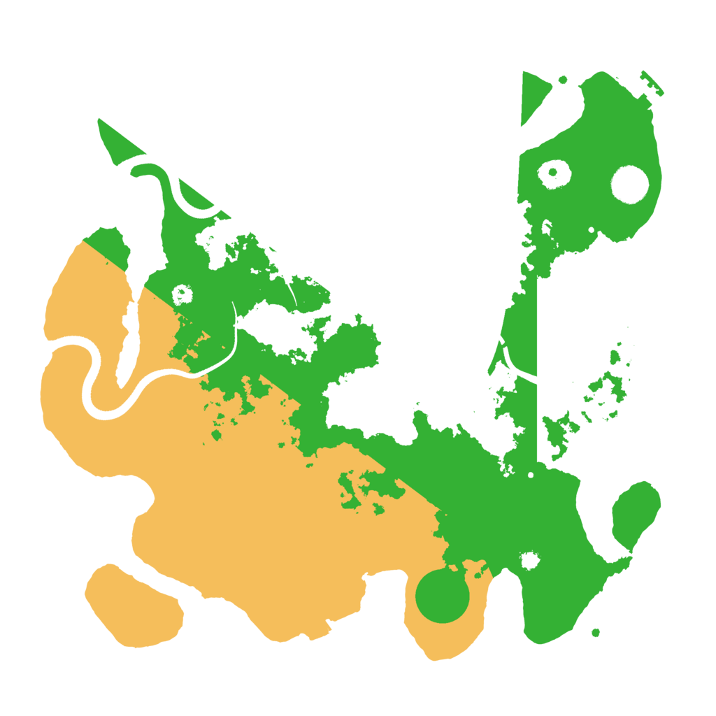 Biome Rust Map: Procedural Map, Size: 3500, Seed: 1133252798