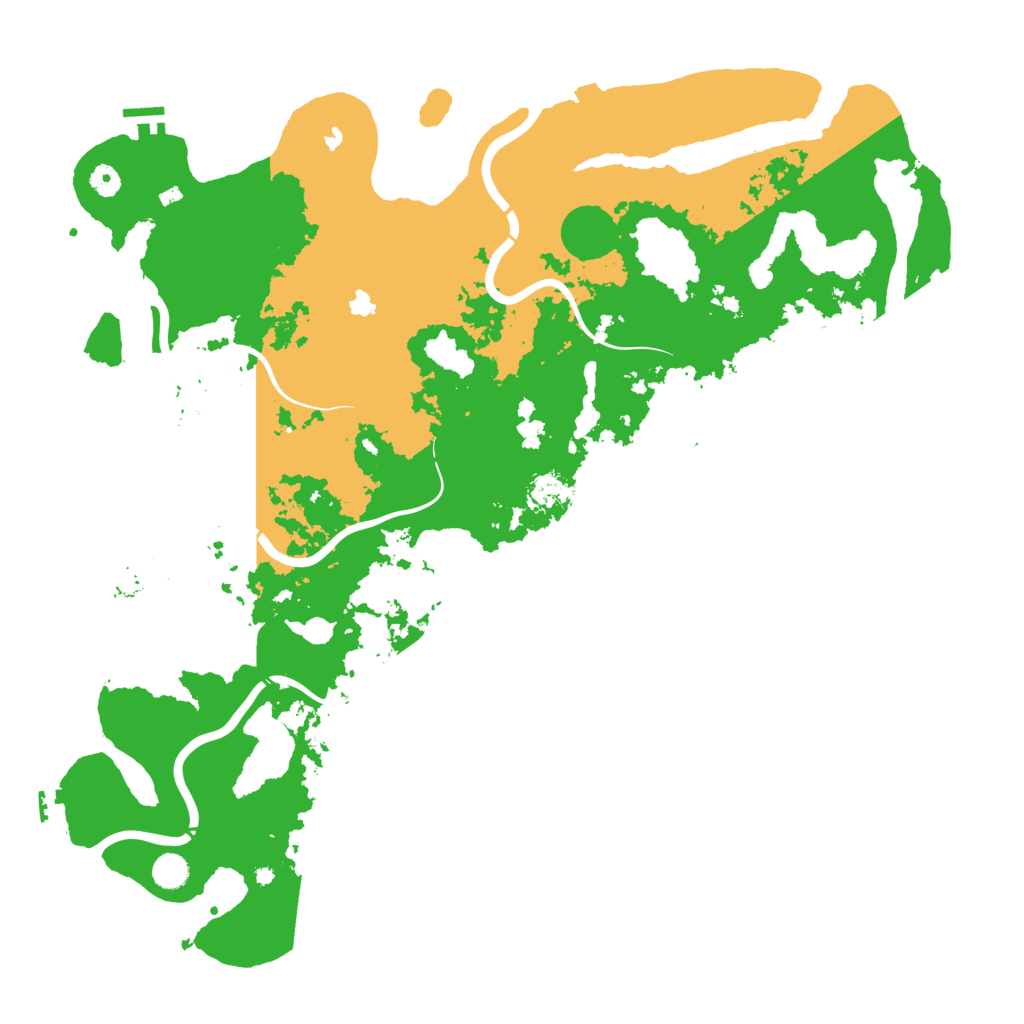 Biome Rust Map: Procedural Map, Size: 5000, Seed: 1965549843