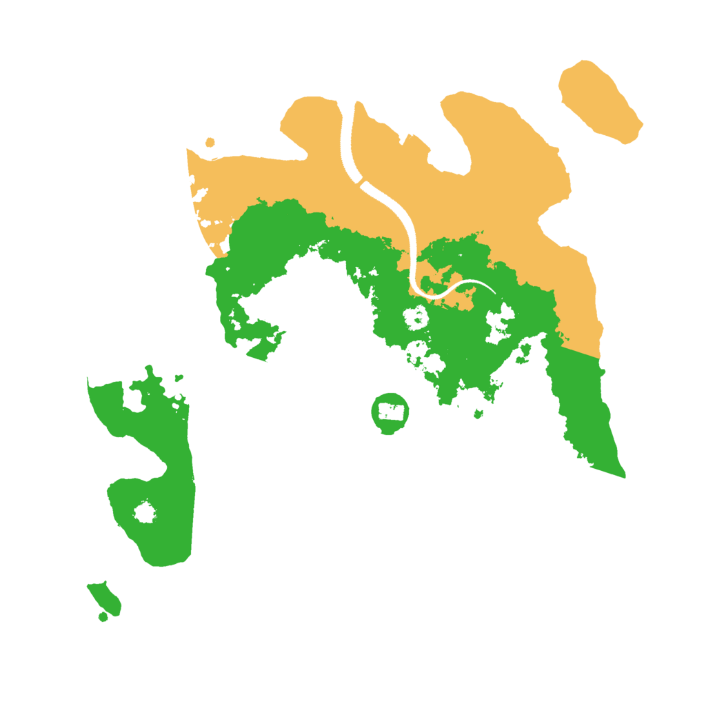 Biome Rust Map: Procedural Map, Size: 3000, Seed: 916190318