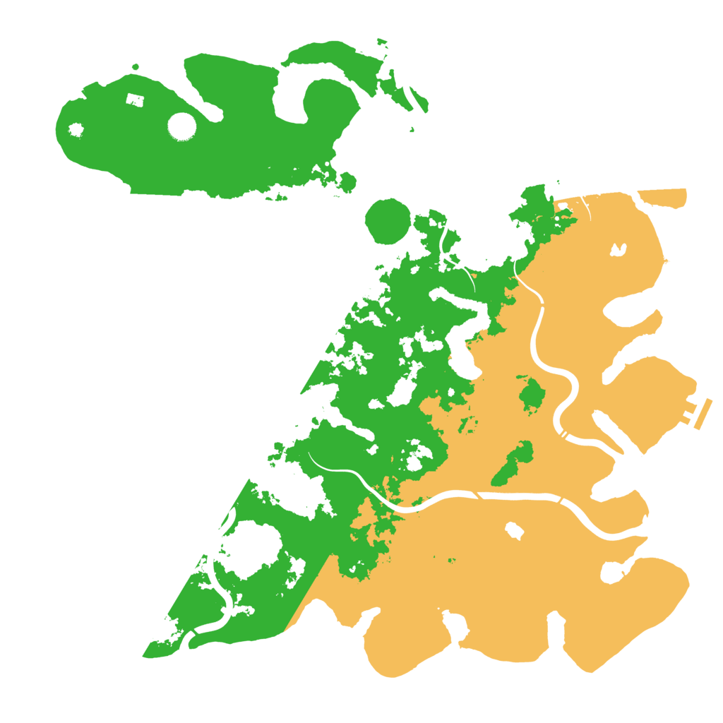 Biome Rust Map: Procedural Map, Size: 4500, Seed: 374934687
