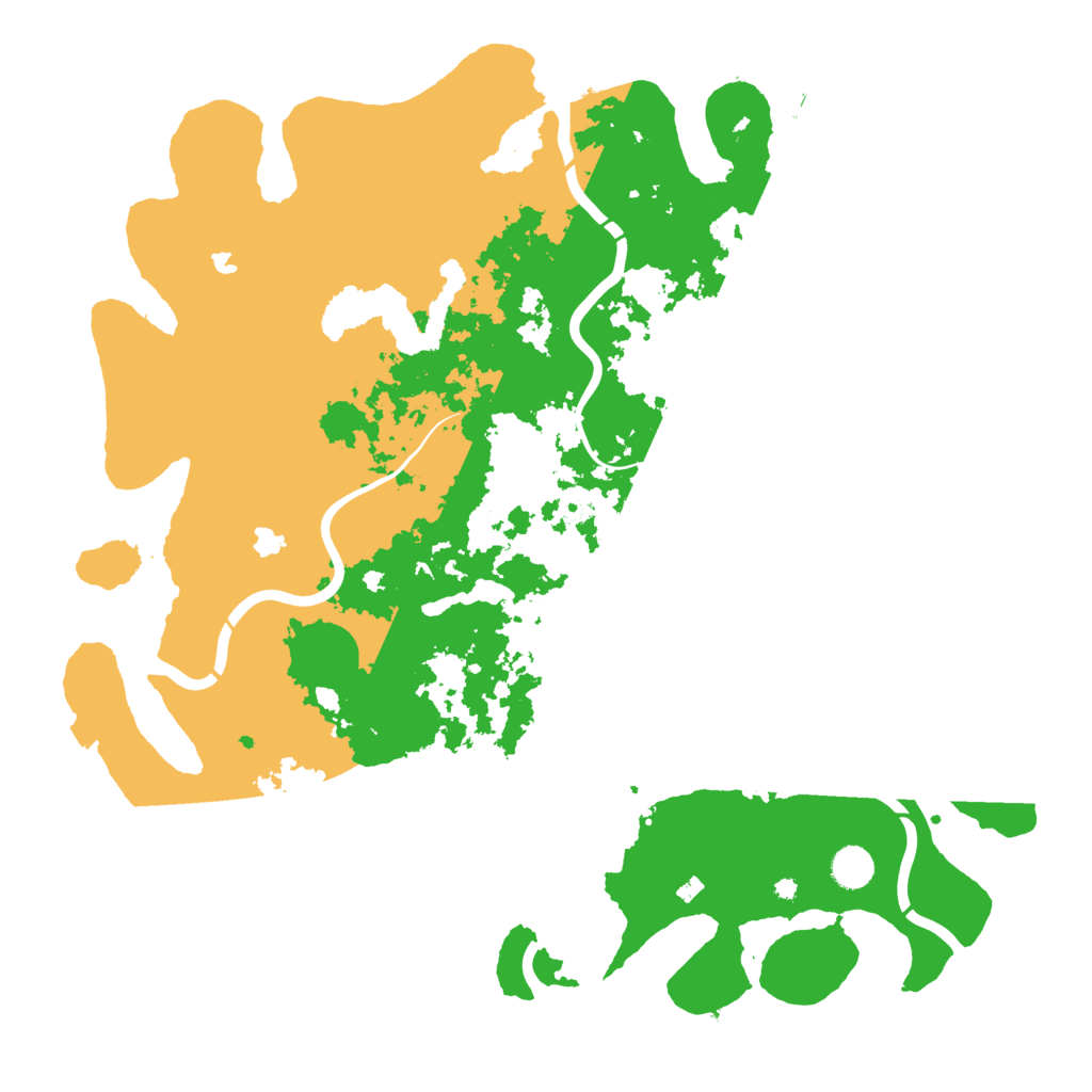 Biome Rust Map: Procedural Map, Size: 4500, Seed: 1110489941