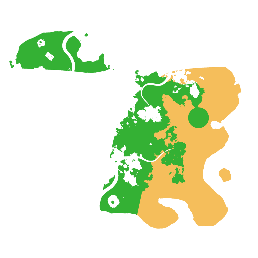 Biome Rust Map: Procedural Map, Size: 3300, Seed: 708681740