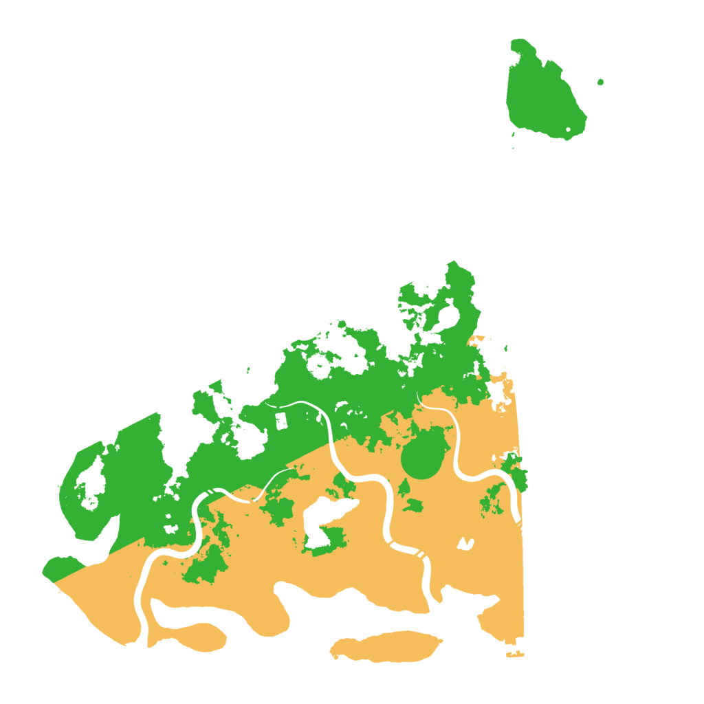 Biome Rust Map: Procedural Map, Size: 4500, Seed: 1639146826
