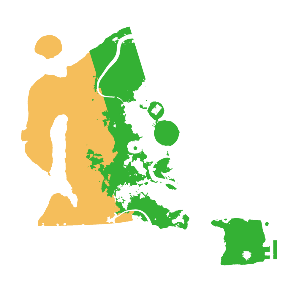 Biome Rust Map: Procedural Map, Size: 3250, Seed: 370632711
