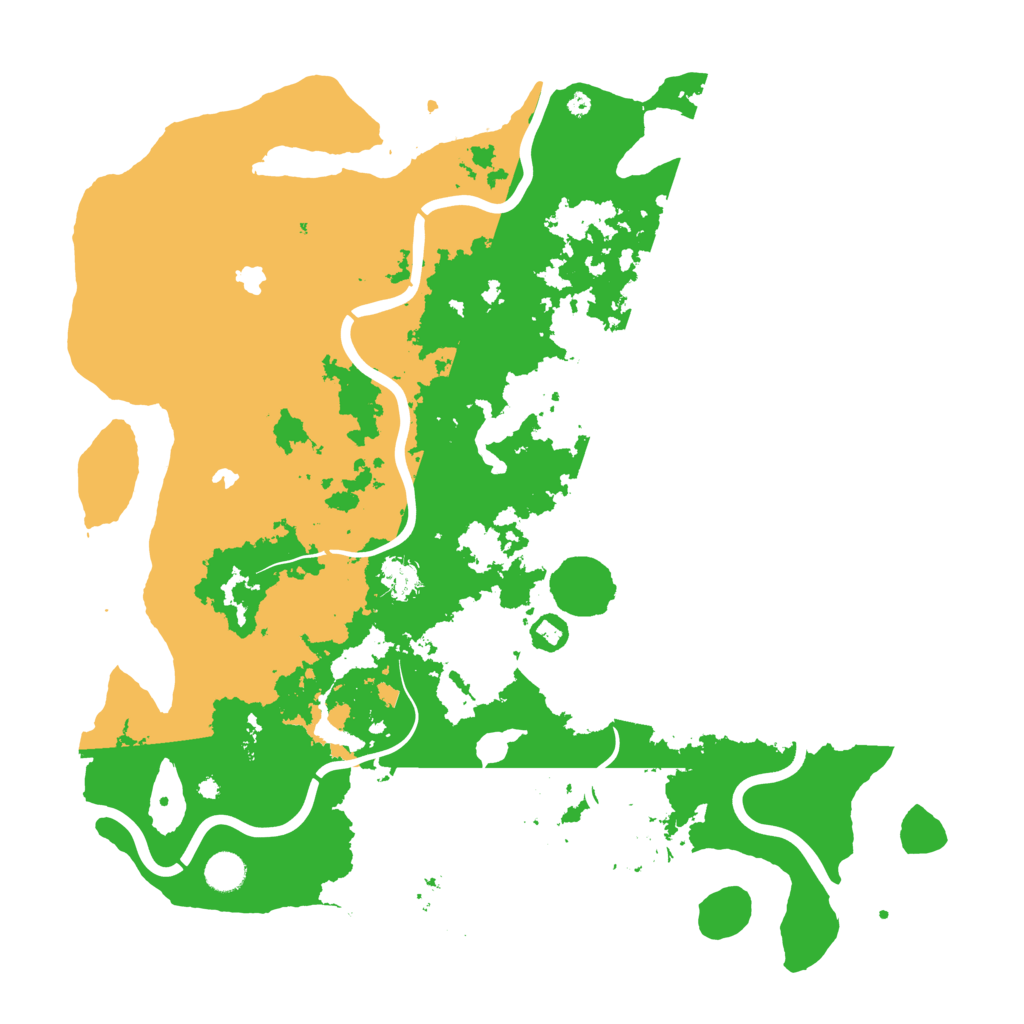 Biome Rust Map: Procedural Map, Size: 4500, Seed: 719186293