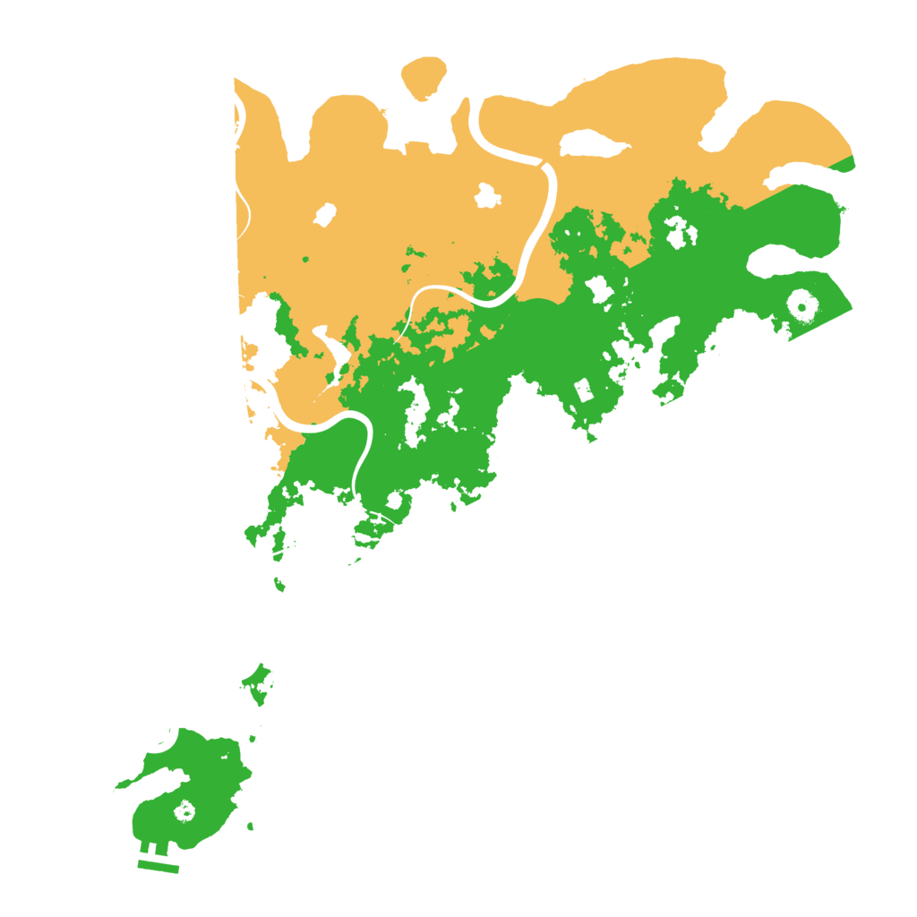 Biome Rust Map: Procedural Map, Size: 4500, Seed: 1228793577
