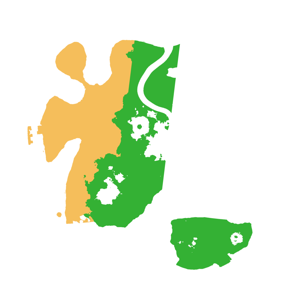 Biome Rust Map: Procedural Map, Size: 2500, Seed: 573789