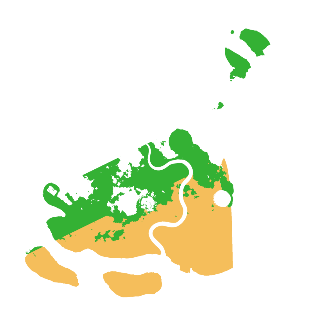 Biome Rust Map: Procedural Map, Size: 3500, Seed: 4656
