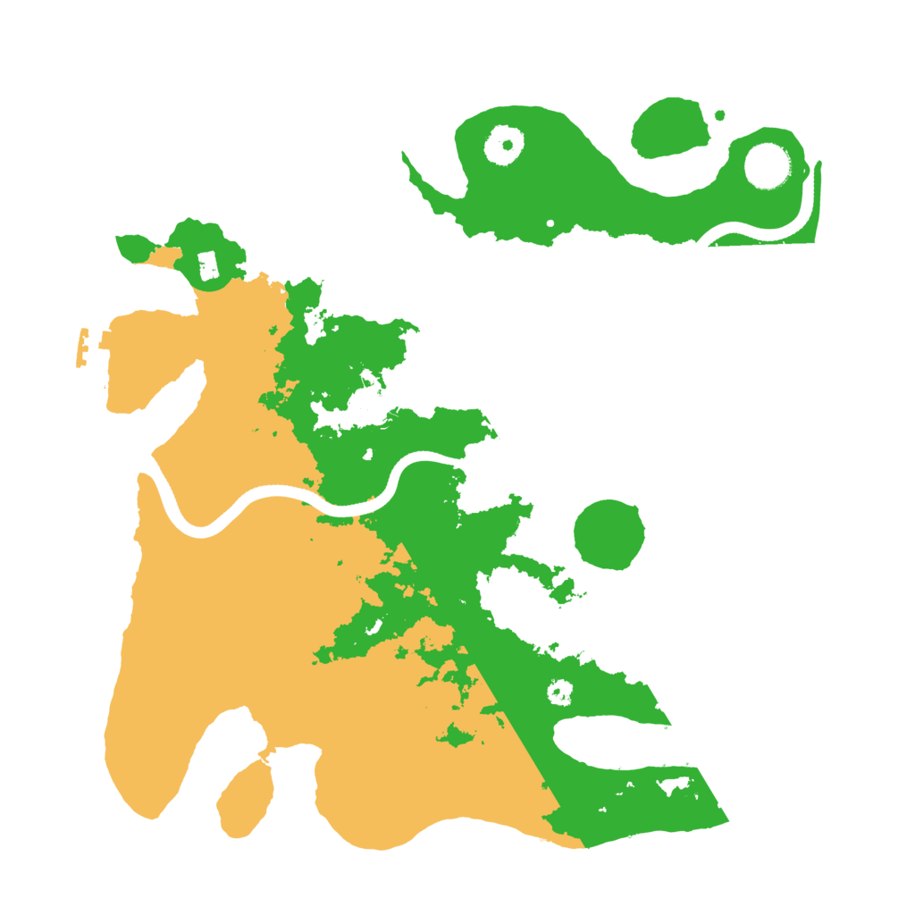 Biome Rust Map: Procedural Map, Size: 3500, Seed: 431554101