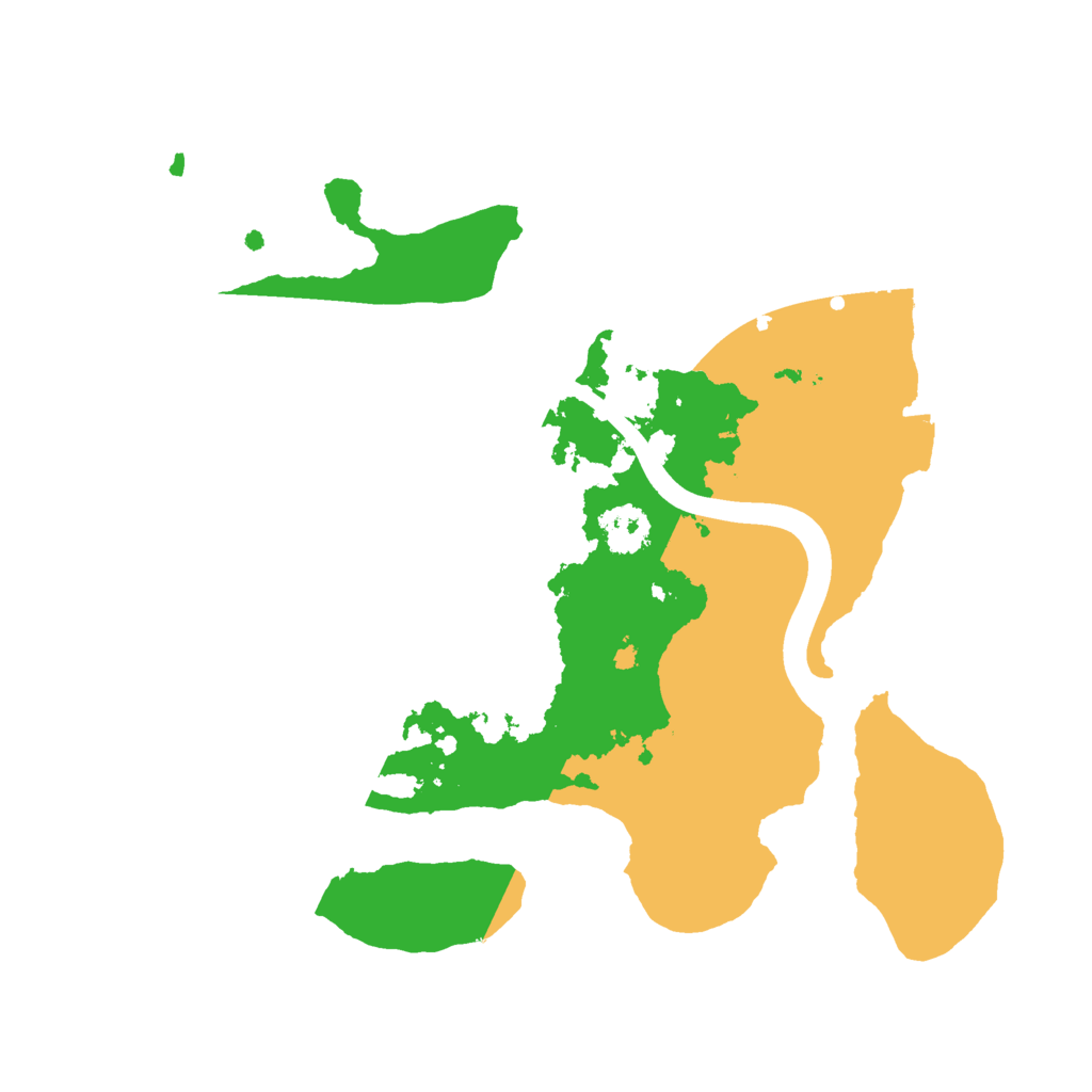 Biome Rust Map: Procedural Map, Size: 2250, Seed: 30978