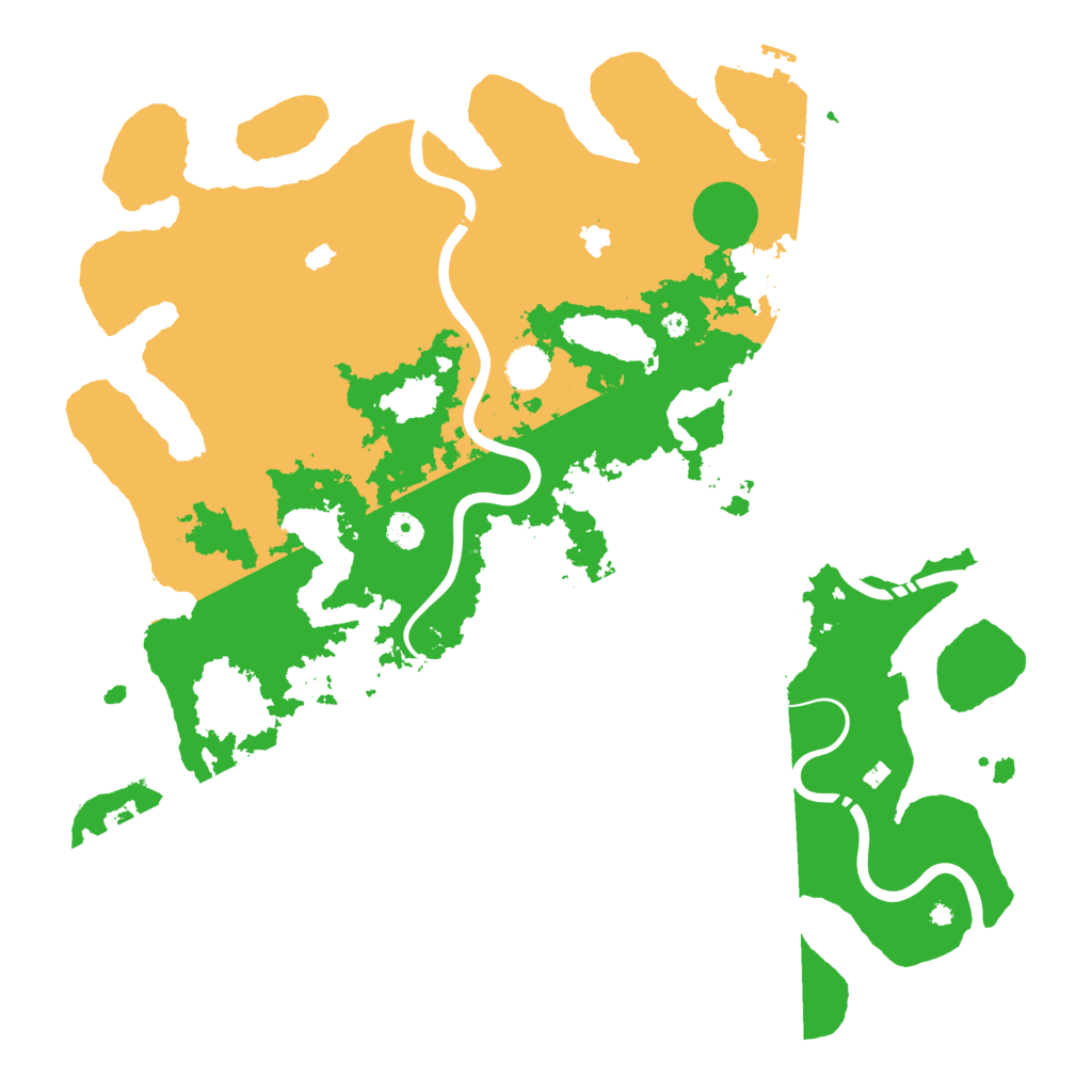 Biome Rust Map: Procedural Map, Size: 4500, Seed: 24744481