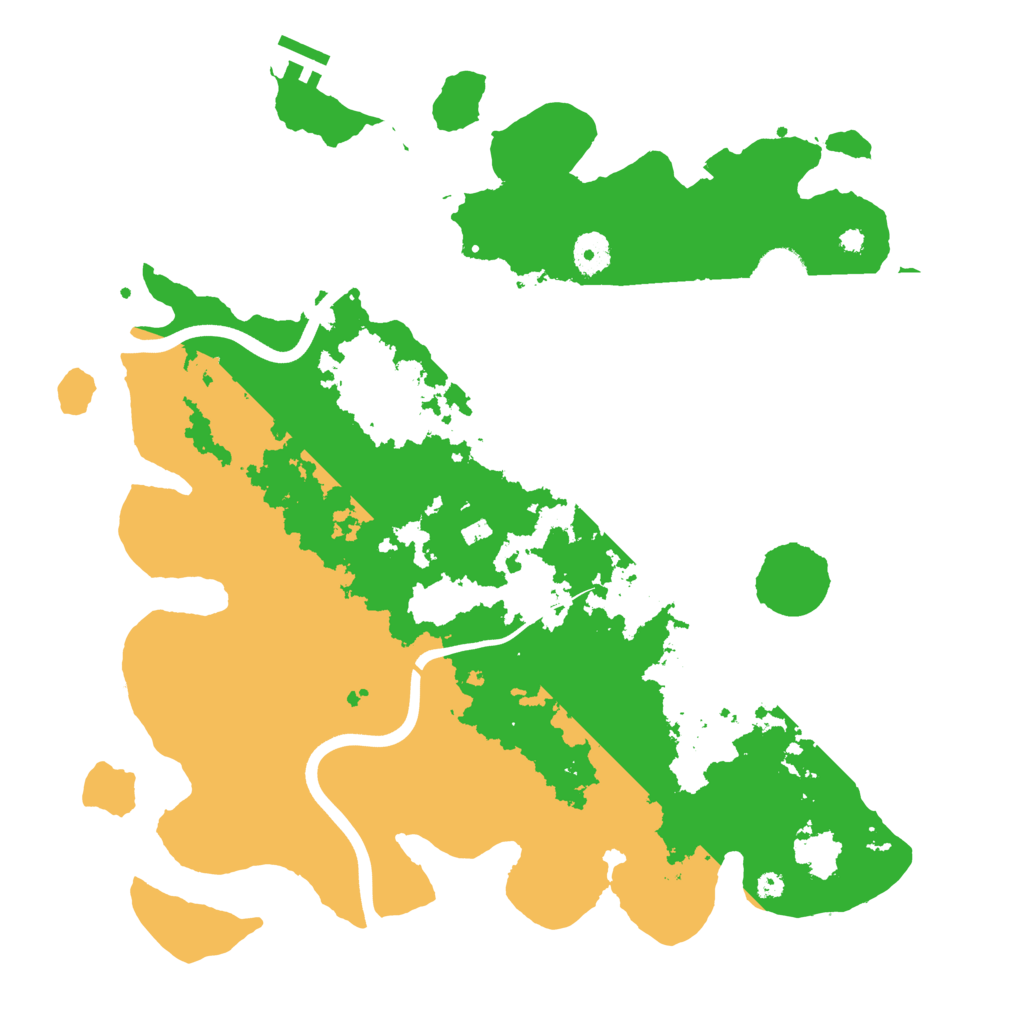 Biome Rust Map: Procedural Map, Size: 3900, Seed: 436531477