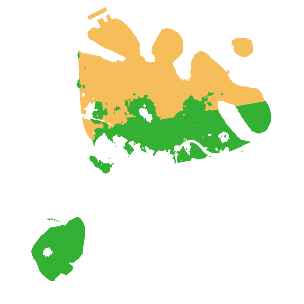 Biome Rust Map: Procedural Map, Size: 3000, Seed: 89462