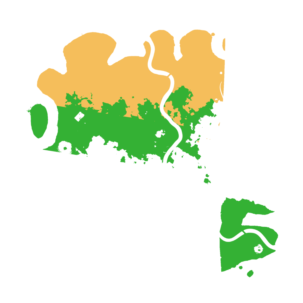 Biome Rust Map: Procedural Map, Size: 3500, Seed: 1312250363