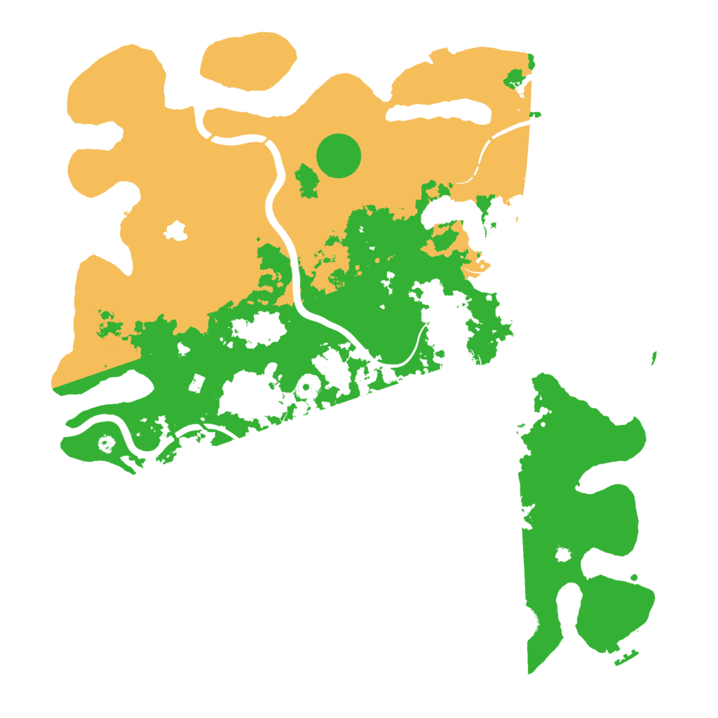 Biome Rust Map: Procedural Map, Size: 4250, Seed: 142296031