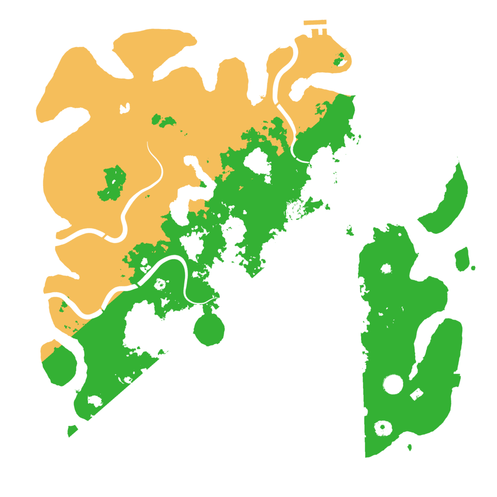 Biome Rust Map: Procedural Map, Size: 4400, Seed: 733523851