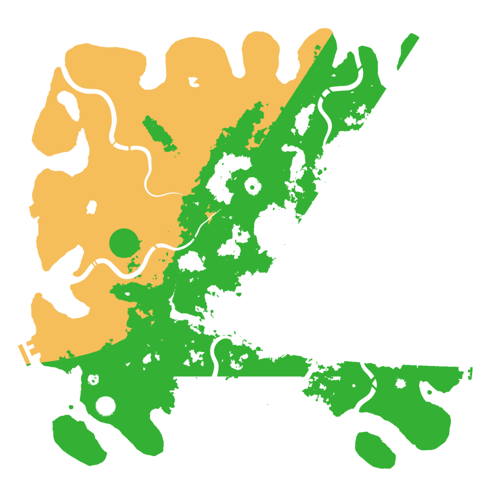 Biome Rust Map: Procedural Map, Size: 4500, Seed: 1908197945
