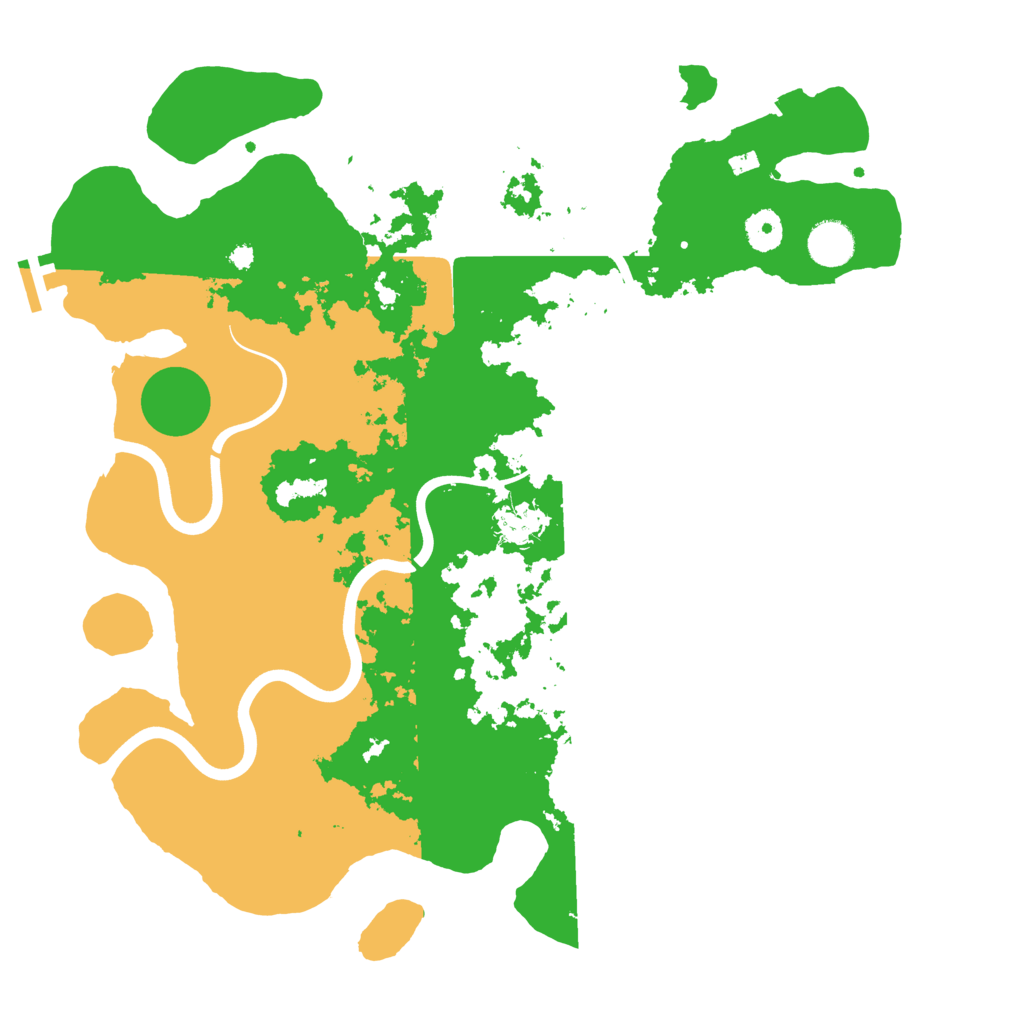 Biome Rust Map: Procedural Map, Size: 3900, Seed: 96445