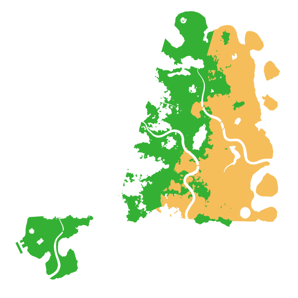 Biome Rust Map: Procedural Map, Size: 5000, Seed: 788876938