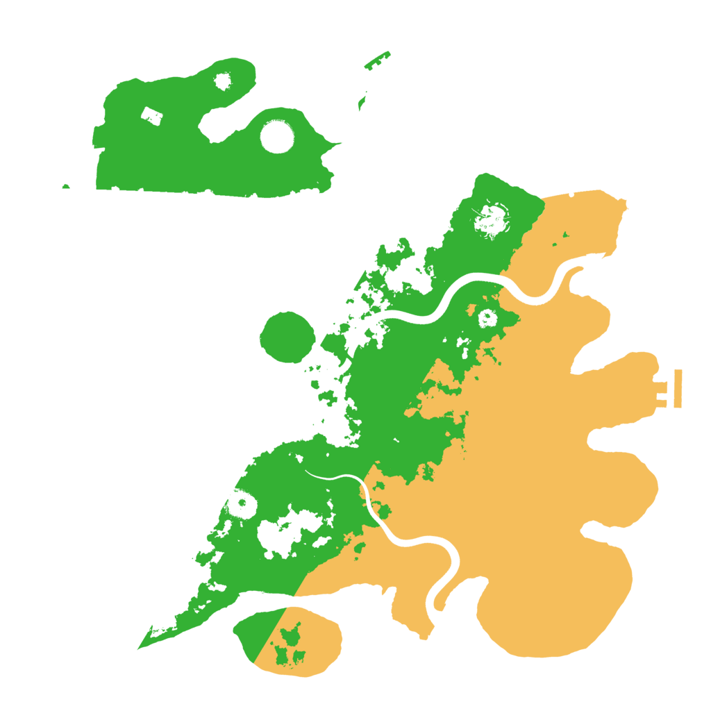 Biome Rust Map: Procedural Map, Size: 3750, Seed: 600141465