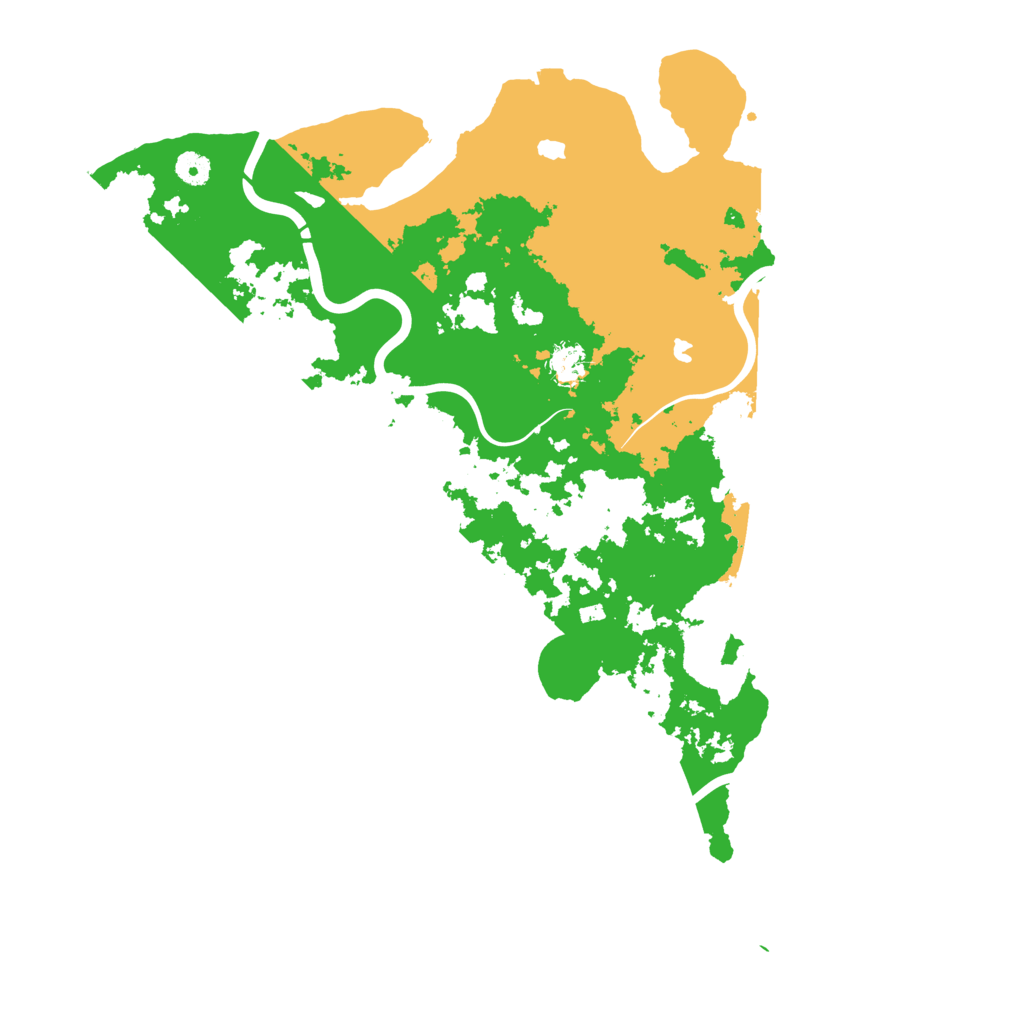 Biome Rust Map: Procedural Map, Size: 4500, Seed: 1306774321