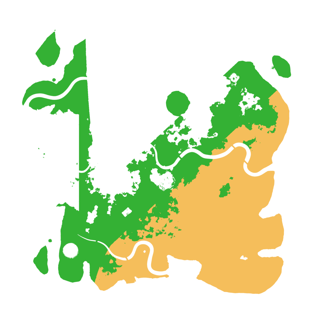 Biome Rust Map: Procedural Map, Size: 3700, Seed: 2057604939