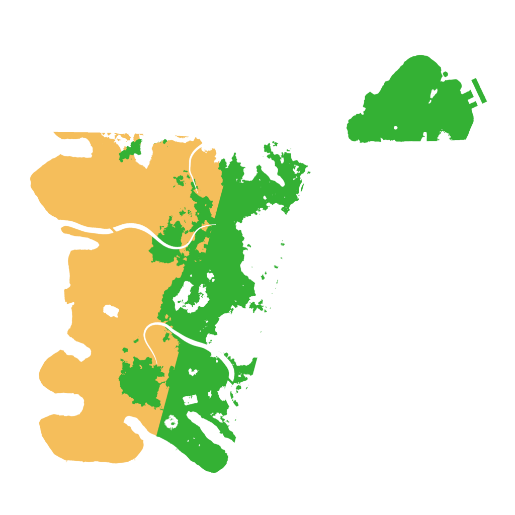 Biome Rust Map: Procedural Map, Size: 4000, Seed: 2536984