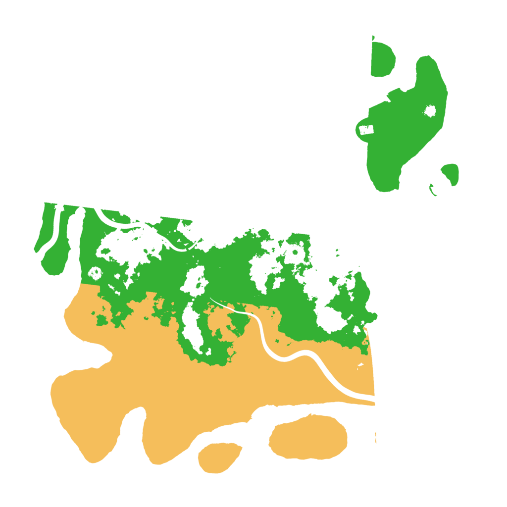 Biome Rust Map: Procedural Map, Size: 3900, Seed: 88579