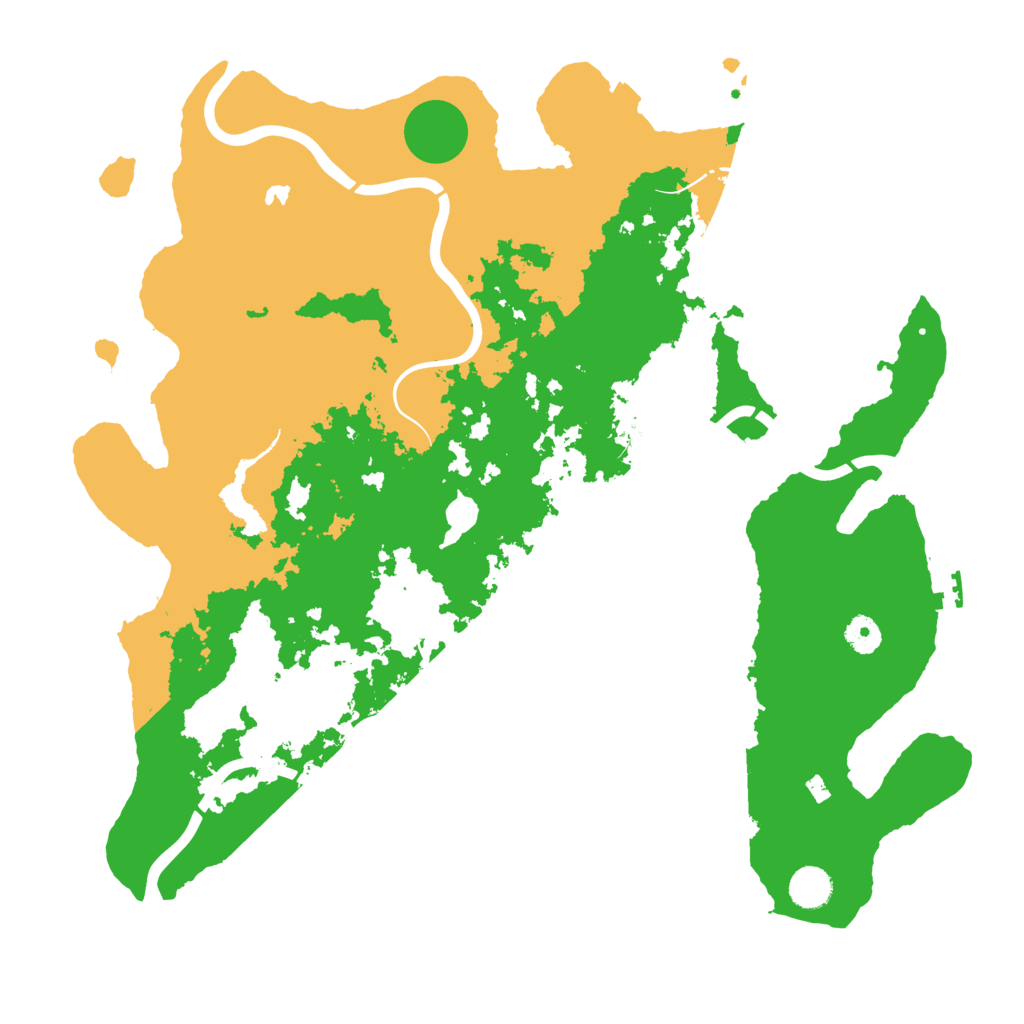 Biome Rust Map: Procedural Map, Size: 4250, Seed: 482001