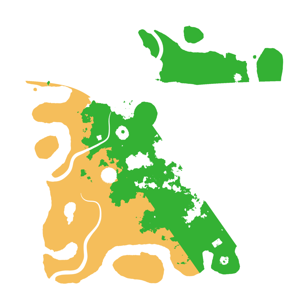 Biome Rust Map: Procedural Map, Size: 3500, Seed: 14345234