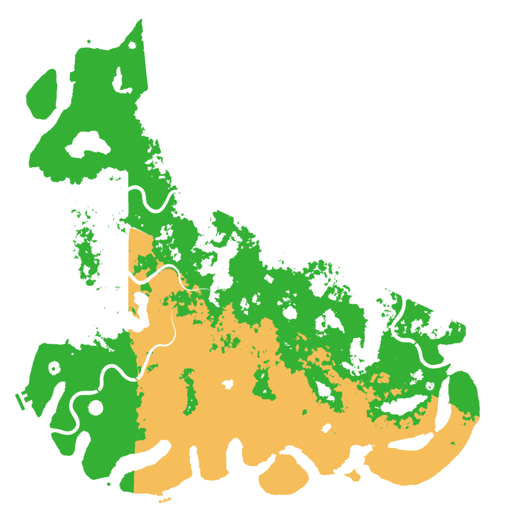 Biome Rust Map: Procedural Map, Size: 6000, Seed: 11548