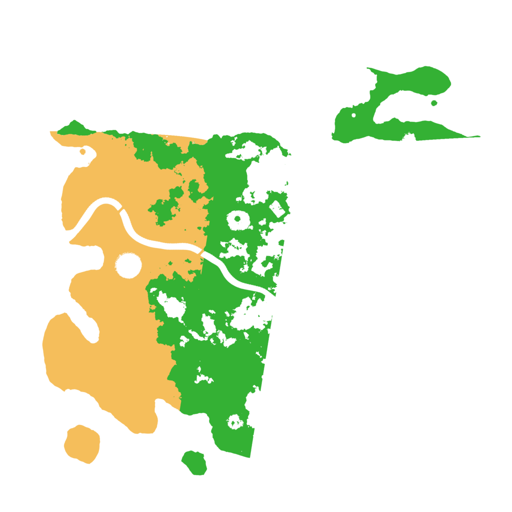 Biome Rust Map: Procedural Map, Size: 3500, Seed: 17483922