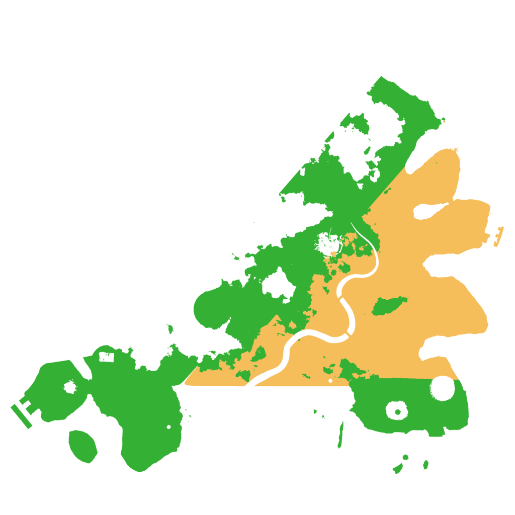 Biome Rust Map: Procedural Map, Size: 3700, Seed: 1645042835
