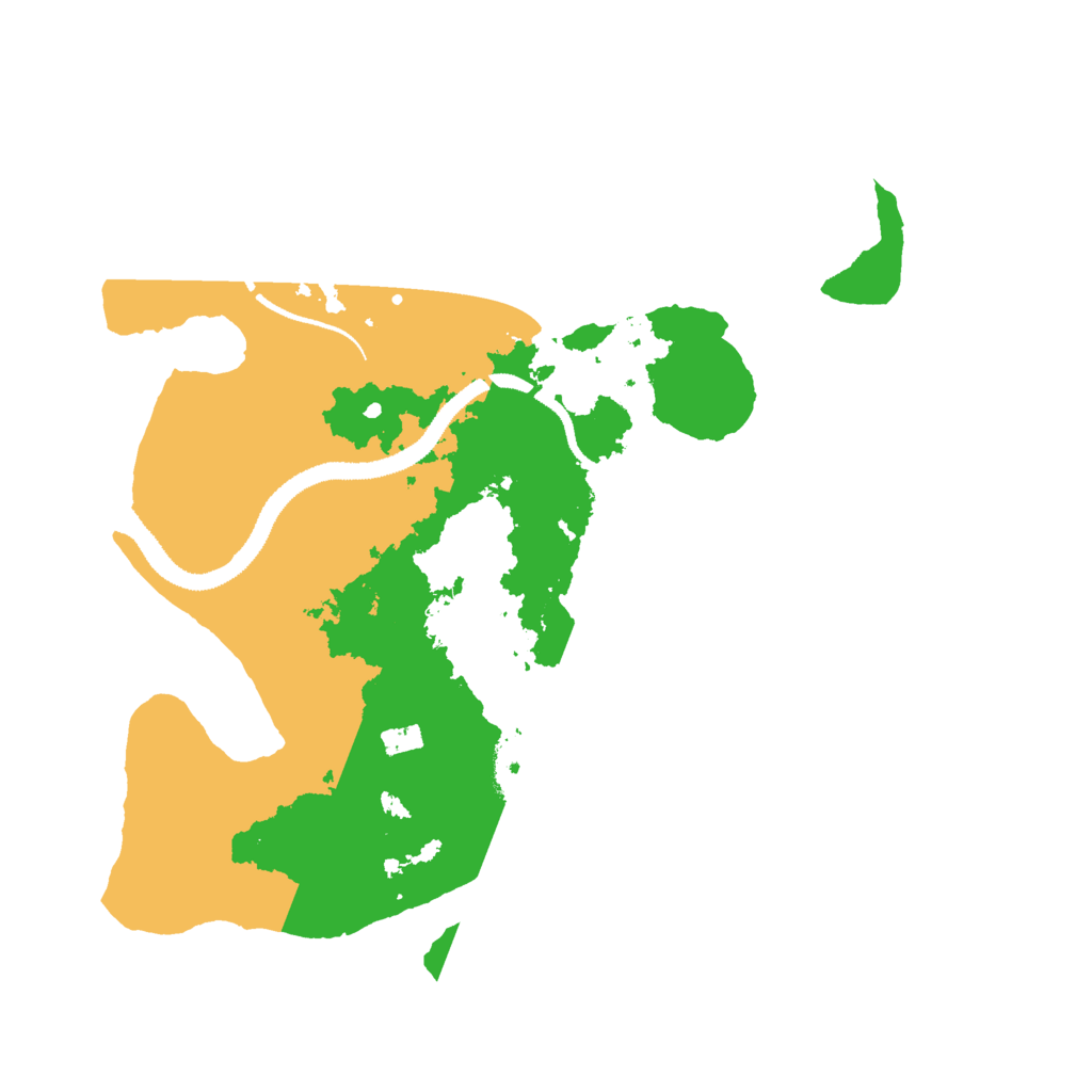 Biome Rust Map: Procedural Map, Size: 3000, Seed: 62384246
