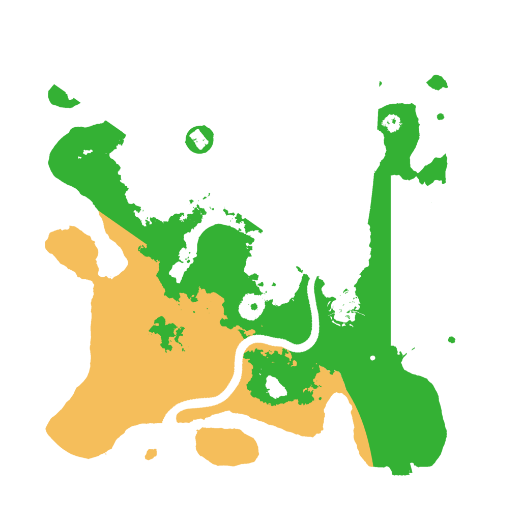 Biome Rust Map: Procedural Map, Size: 3000, Seed: 35635426