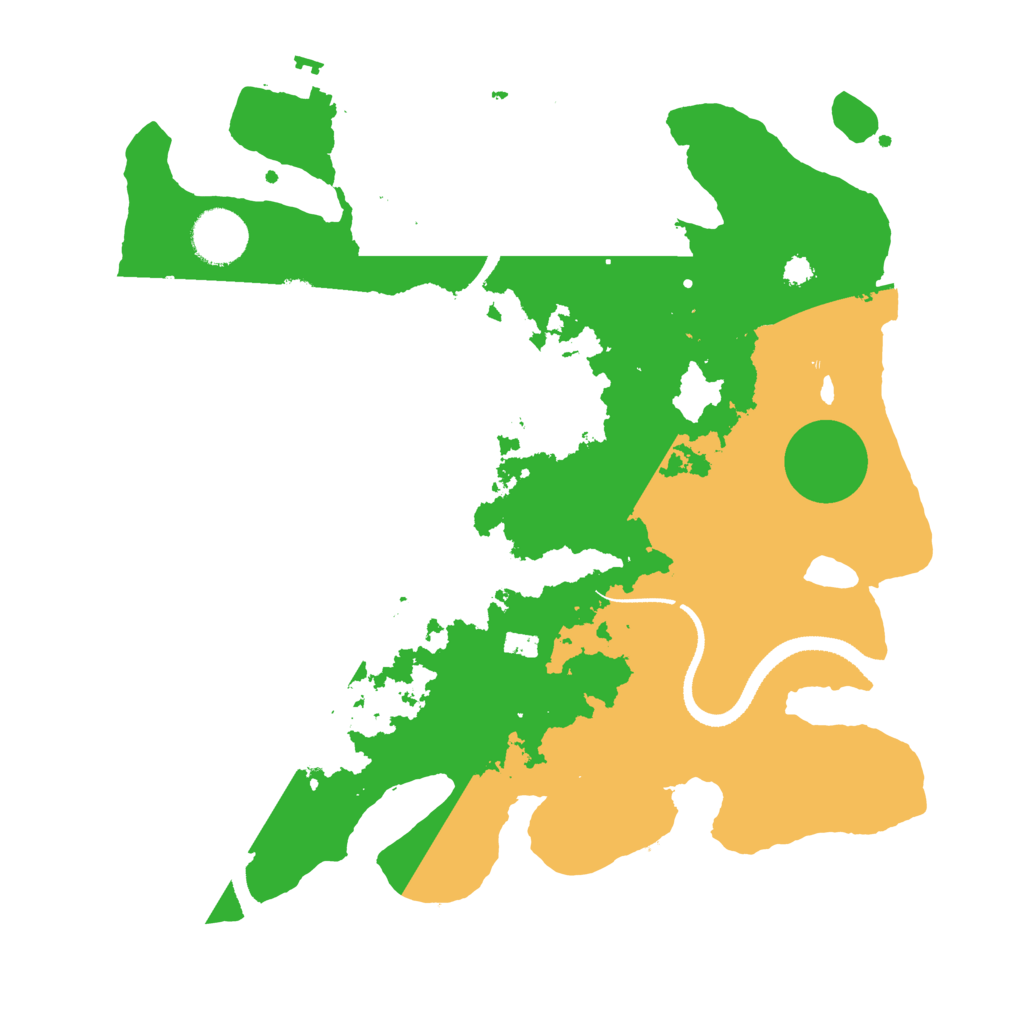 Biome Rust Map: Procedural Map, Size: 3250, Seed: 293149