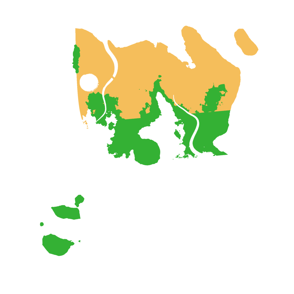 Biome Rust Map: Procedural Map, Size: 3000, Seed: 324837424