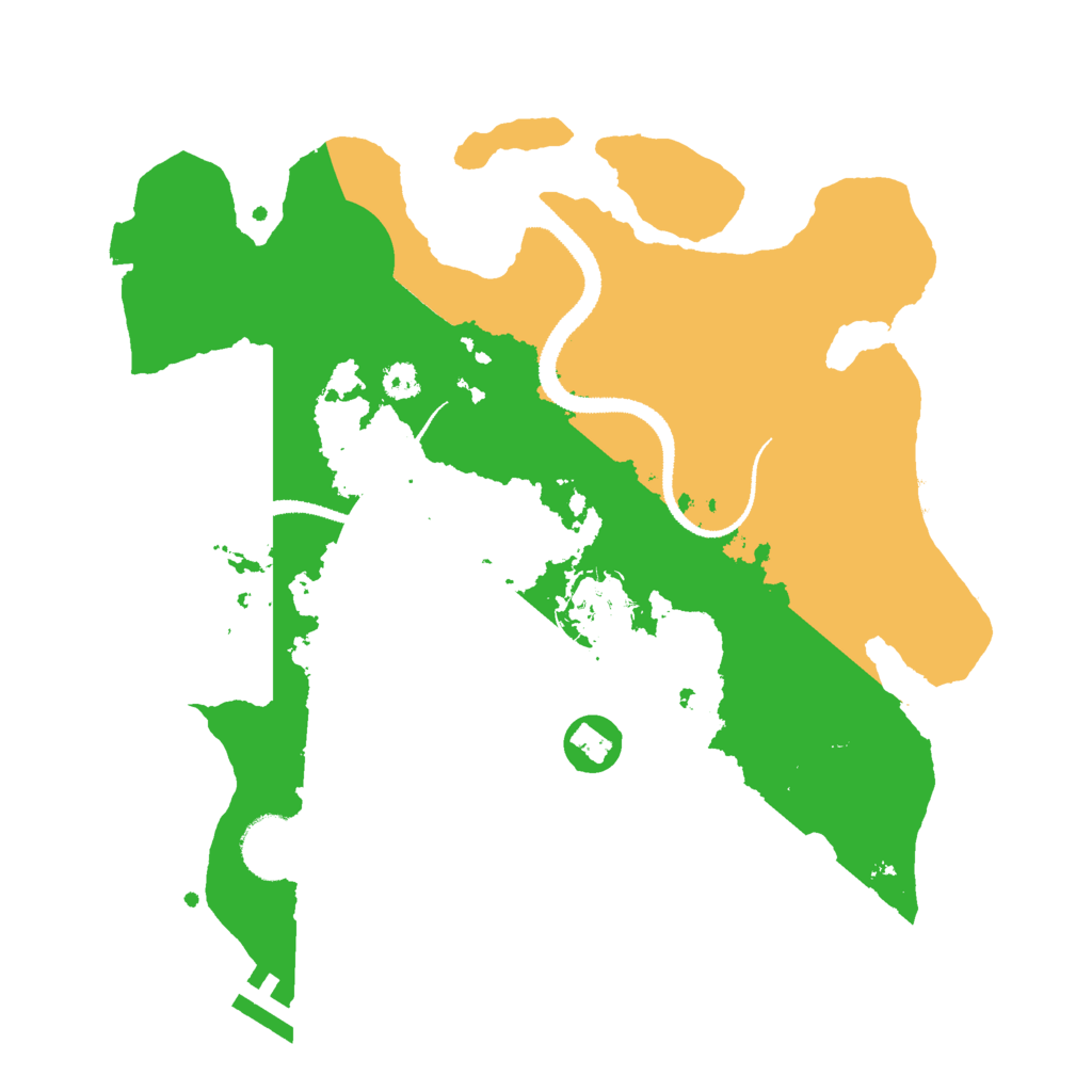 Biome Rust Map: Procedural Map, Size: 3000, Seed: 2375469