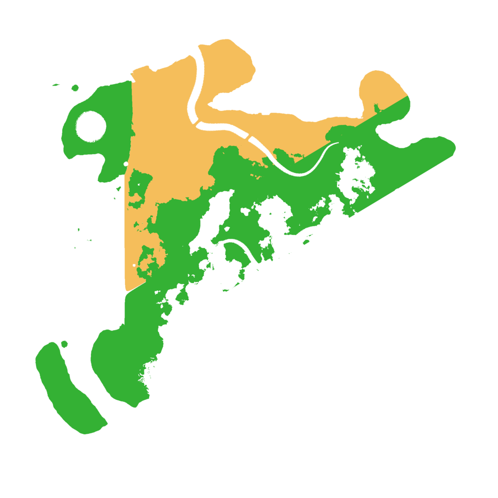 Biome Rust Map: Procedural Map, Size: 3000, Seed: 1161