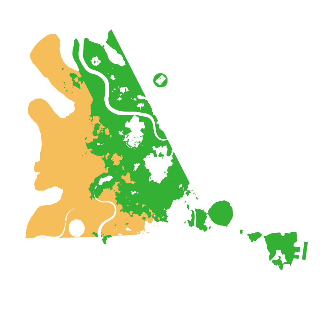 Biome Rust Map: Procedural Map, Size: 3600, Seed: 2103