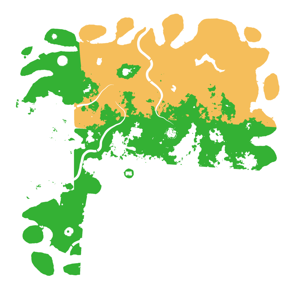 Biome Rust Map: Procedural Map, Size: 5000, Seed: 814224611