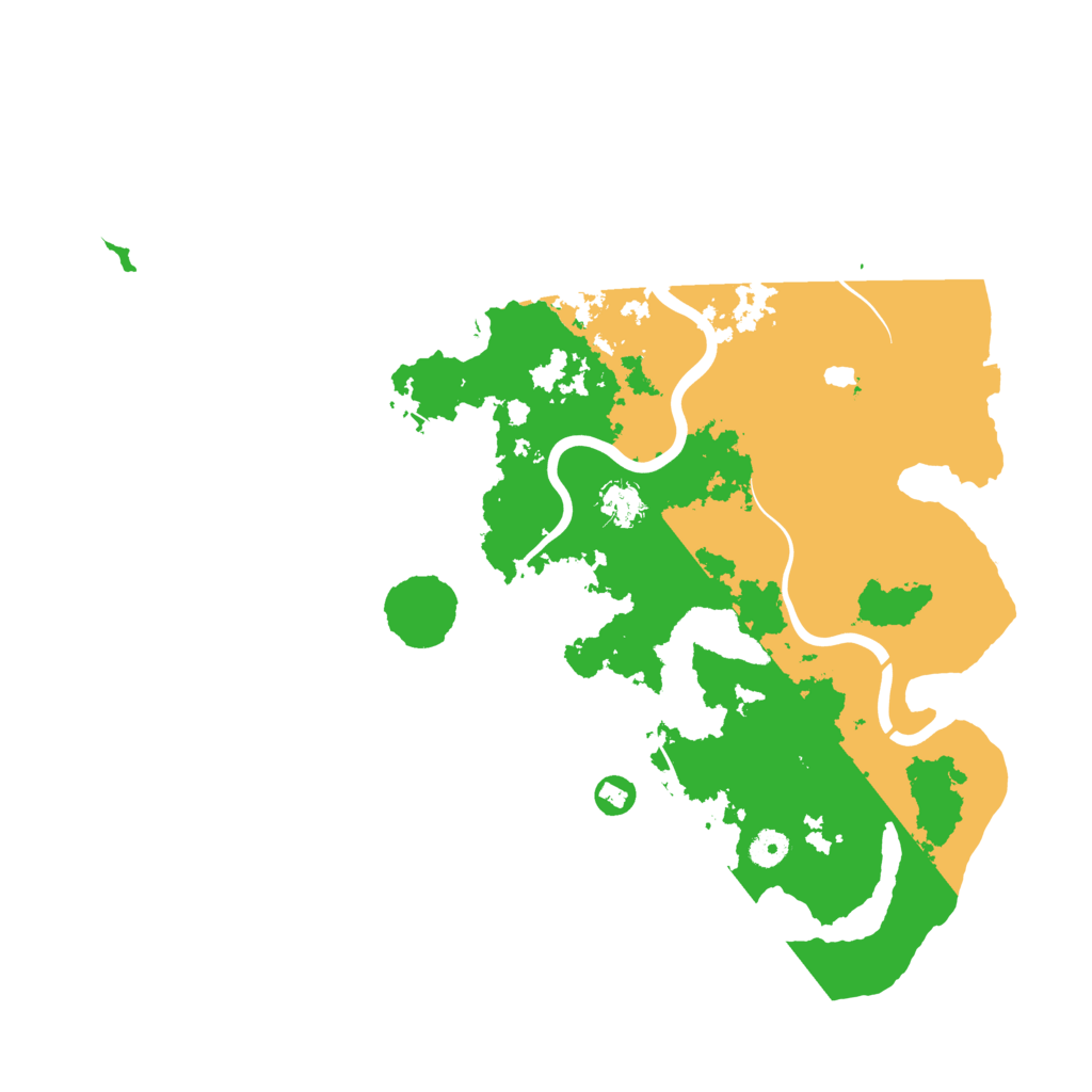 Biome Rust Map: Procedural Map, Size: 4365, Seed: 210383