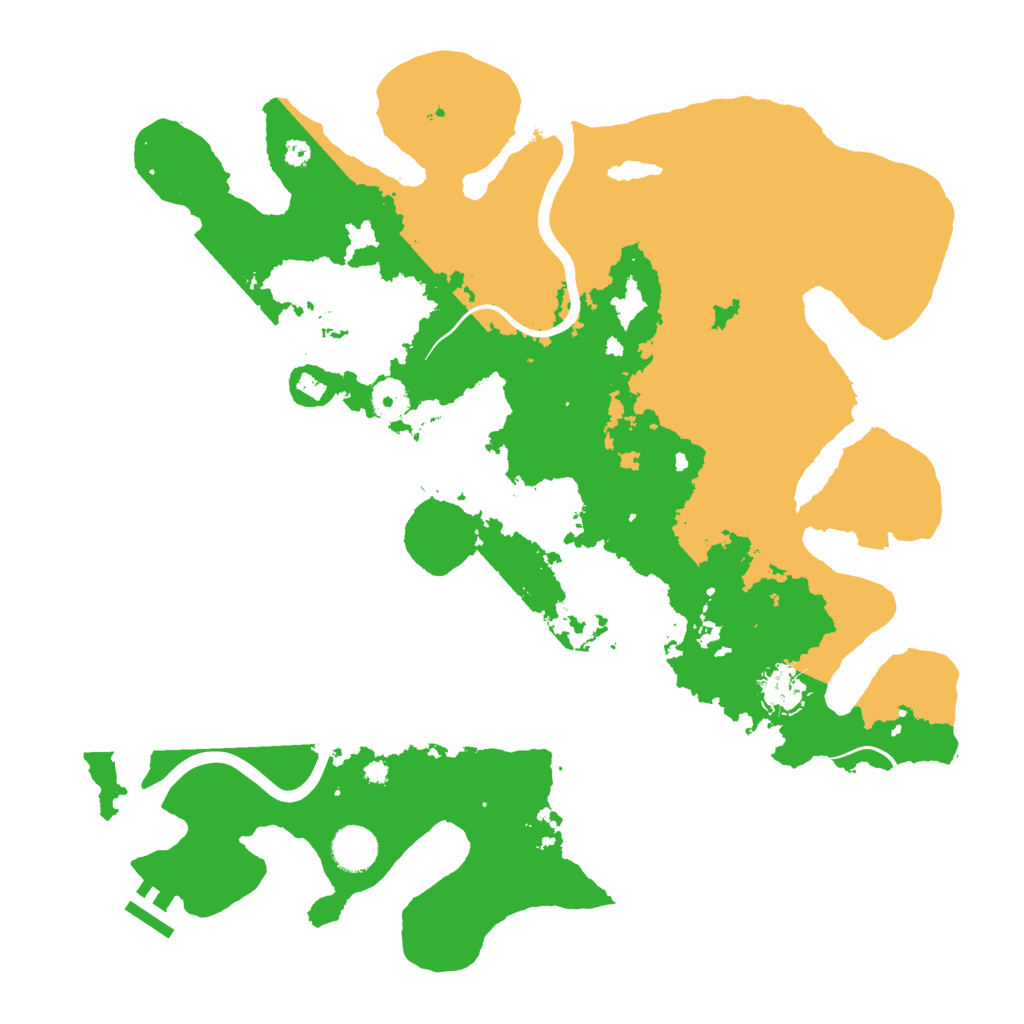Biome Rust Map: Procedural Map, Size: 3900, Seed: 1939413717