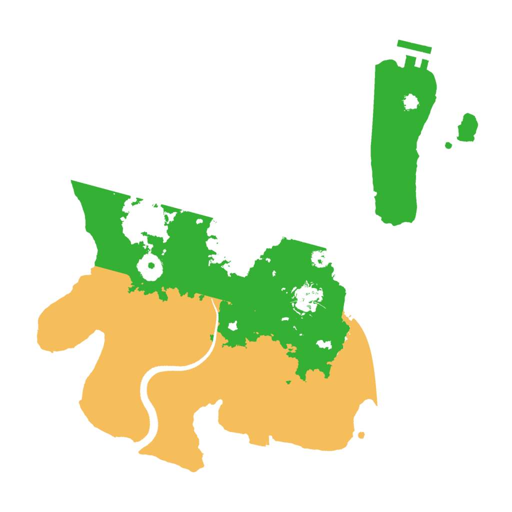 Biome Rust Map: Procedural Map, Size: 3000, Seed: 963775