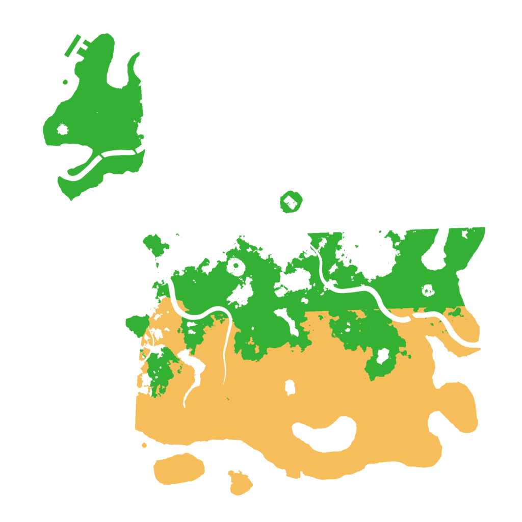 Biome Rust Map: Procedural Map, Size: 4300, Seed: 7734